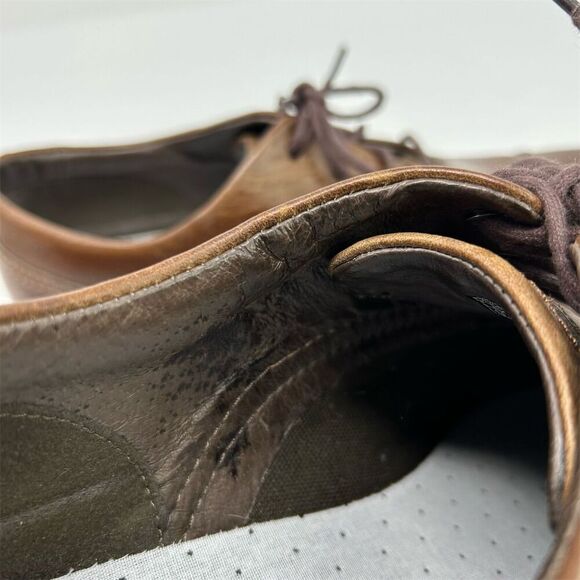 Keen Men\'s Brown Leather Lace Up Oxford Loafers Size 11 Casual Shoes Durable main image 4